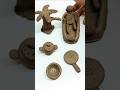 destroying a beautiful miniature clay kitchenset. #shorts #trending #shortsfeed #youtubeshorts 🙏🙏🙏🌹