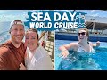 Sea day in the life  cruise catchup  routines onboard po cruises arcadia  world cruise series