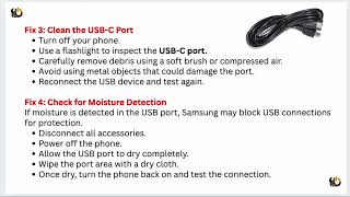 How To Fix Samsung Galaxy S26/S26 Ultra USB Not Supported Error - USB Settings & Port Fix