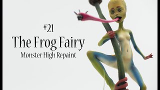 The Frog Fairy  project fated to be a disaster... OOAK doll figurine