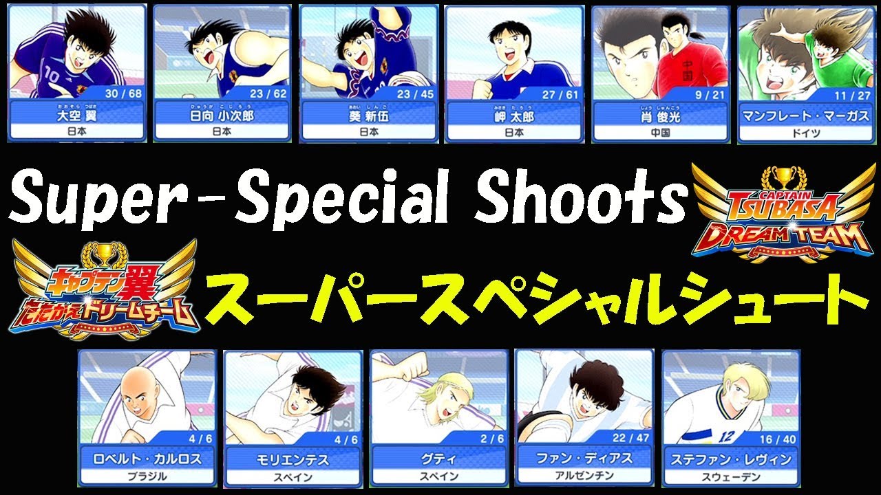 Super Special Shoots スーパースペシャルシュート Ver 2 In キャプテン 翼 たたかえ ドリーム チーム Captain Tsubasa 足球小將 Youtube