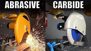 Are Carbide Chop Saws Better? Abrasive vs Carbide Metal Cutting Chop Saws