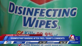 Disinfectant Dangers