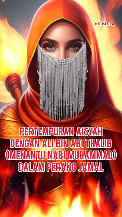 Pertempuran Aisyah melawan Ali bin Abi Thalib (Menantu Nabi Muhammad) dalam Perang Jamal