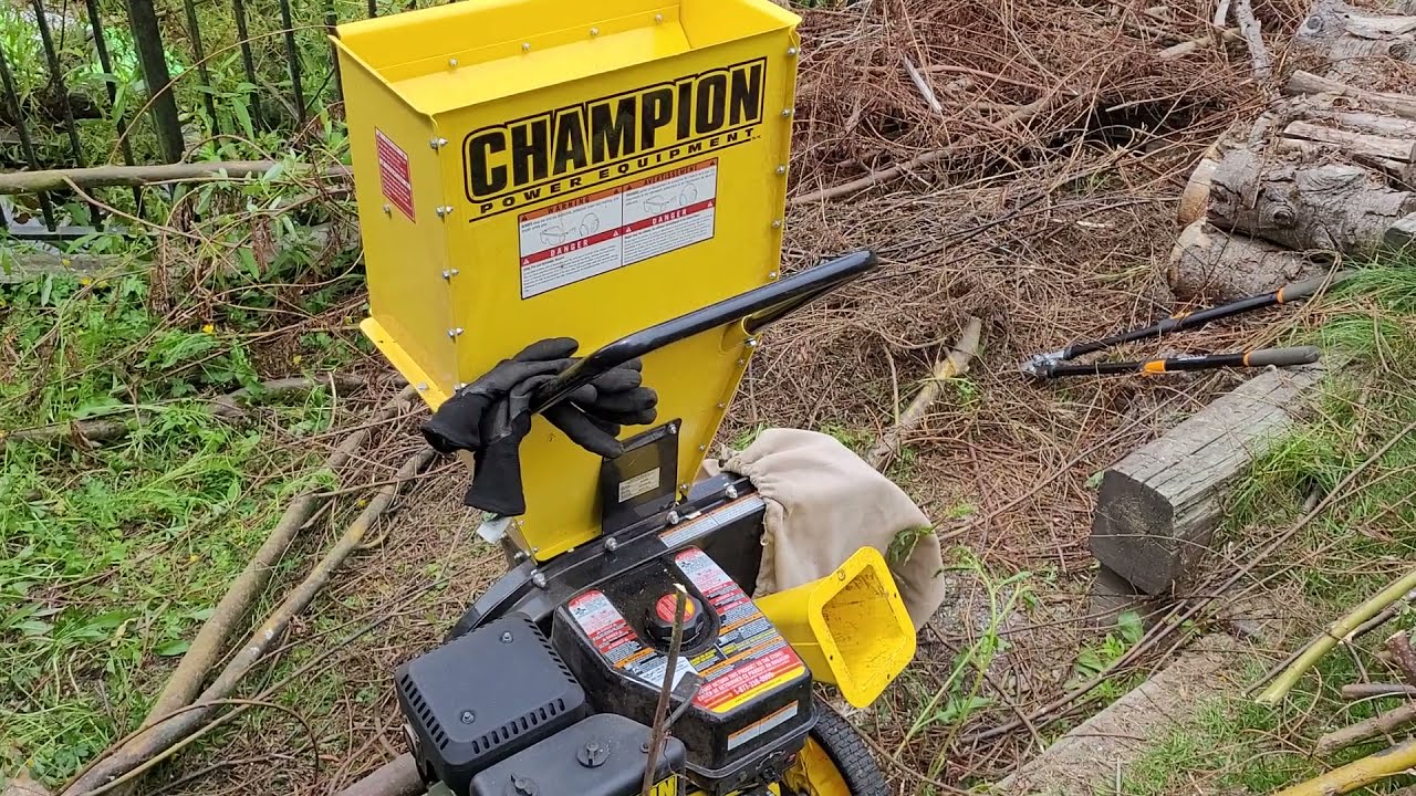 Champion Wood Chipper Shredder Review After 6 years of Use YouTube