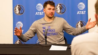 Luka Doncic asks media why they didn't ask about his defense after Mavs wins vs. Suns on Christmas