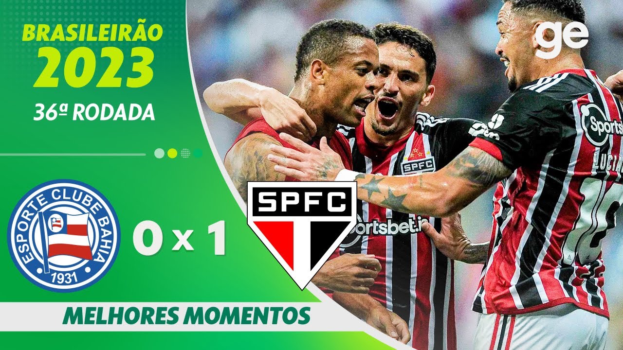 São Paulo vence o Bahia e conquista primeiro triunfo fora de casa
