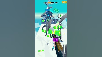 Gun Run 3D 🔫 7 Level Gameplay Walkthrough | Best Android, iOS Games #shorts