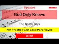 God Only Knows V2 : The Beach Boys : Alto Sax Playalong for Practice with Soloist