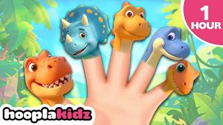 dino finger family dinosaurs kids kids songs rhymes hooplakidz