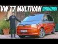 all-new VW Multivan T7 driving REVIEW 2022 Volkswagen Microbus PHEV