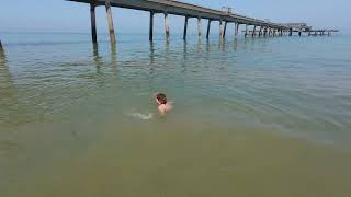Oma at the Beach