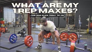 TESTING MY ONE REP MAXES | RAWGEAR BLACK FRIDAY HAUL