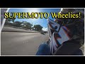 SUPERMOTO Adventures | DRZ400SM Street Wheelies!