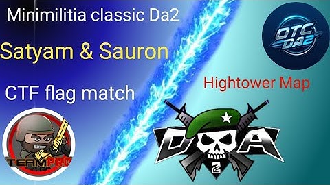 Minimilitia classic Da2/ CTF Flag taking match Full video #minimilitia #minimilitiaupdate #gaming 