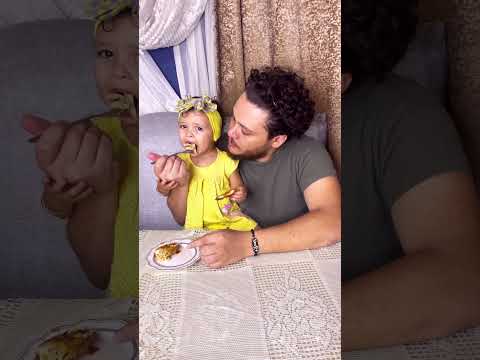 هتجرب المكرونه البشاميل لأول مره في حياتها 