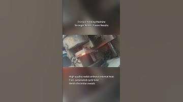 Full Automatic Friction Welder for Copper Aluminum and Steel Parts #machine #frictionwelding