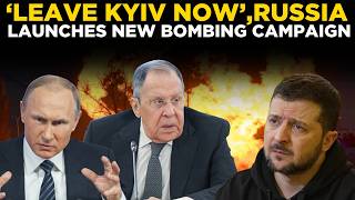 LIVE: Russia MFA Announces New Bombing Campaign On Kyiv, Warns All Diplomats To LEAVE Asap