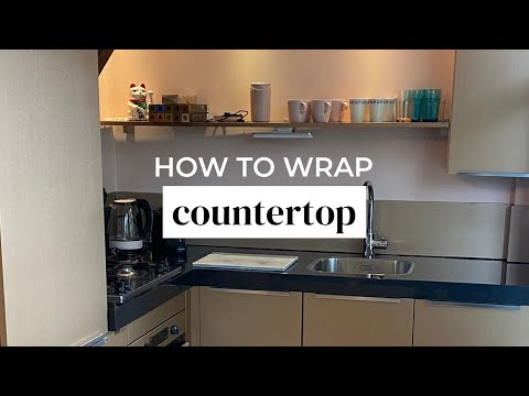 TUTORIAL: How to WRAP KITCHEN CABINETS with Cover Styl' Adhesive films? 