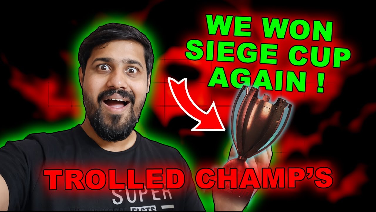 We WOn Siege X Cup Again | Telugu Gaming Rage Control Survival Gameplay Indian Gamer
