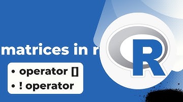 Matrices in R | Subscripting matrices in R with [] | Dropping dimensions of matrix with ! operator