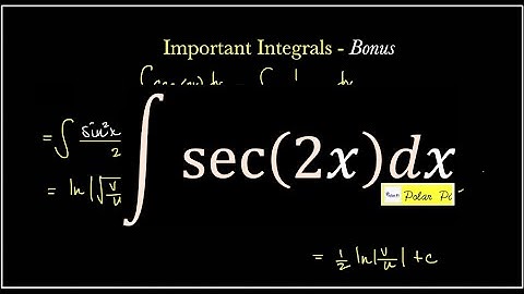 Integral of Csc(2x) featuring Idan Raichel