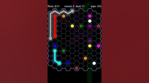 How To Solve Flow Free Hexes Interval Pack Level 105 12x12 Board Walk Through Solution Walkthrough
