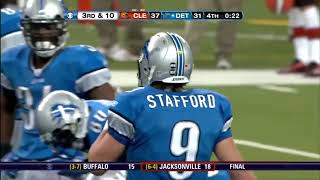 Lions vs Browns 2009 - Stafford's clutch drive