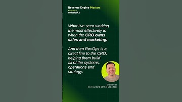 Why the CRO Should Own Marketing and RevOps | GTM Alignment with Meg Goetsch