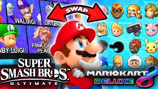 What If Smash Ultimate and Mario Kart SWITCHED Rosters!?