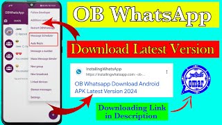 How to Download Ob WhatsApp | Omar Whatsapp Download Latest Version 2024 screenshot 1