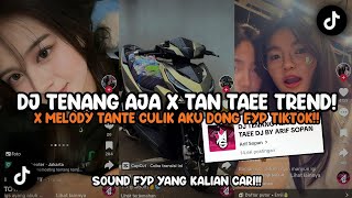 Download Lagu DJ TENANG AJA X TAN TAEE X  MELODY TANTE CULIK AKU DONG TREND SOUND ARIF SOPAN VIRAL TIKTOK 2024❗ MP3