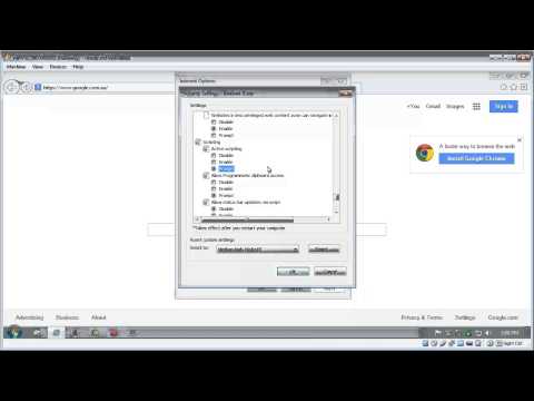 Video: Hur inaktiverar jag Java-säkerhet i Internet Explorer?