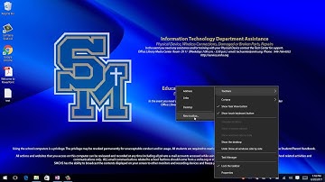 Win10 - Creating a Folder Shortcut on the Toolbar