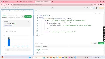 🔥 DAY 11 of 15 DAYS DSA CHALLENGE 🔥 | 💥 REMOVE ELEMENT 💥 | LeetCode 🚀 | Easy but Tricky! 😎
