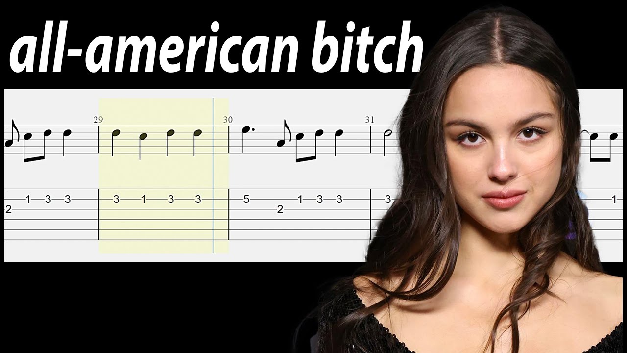 all american b olivia guitar chords｜TikTok Search