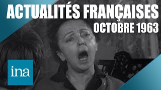 Actualités Françaises : Octobre 1963 en France et dans le monde | Archive INA