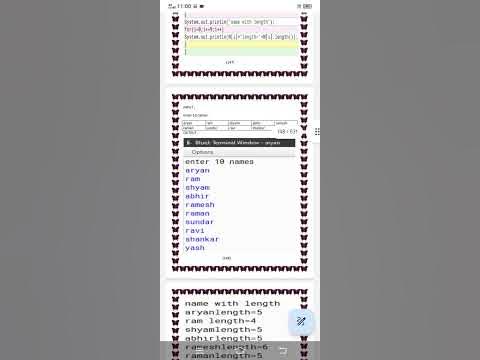 Blue Java : Array program part - 20 - YouTube