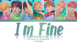 BTS (방탄소년단) - 'I'm Fine' | Color Coded Lyrics [Han|Rom|Eng]
