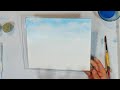 Three Ways to Create Clouds in Watercolor by Lifting