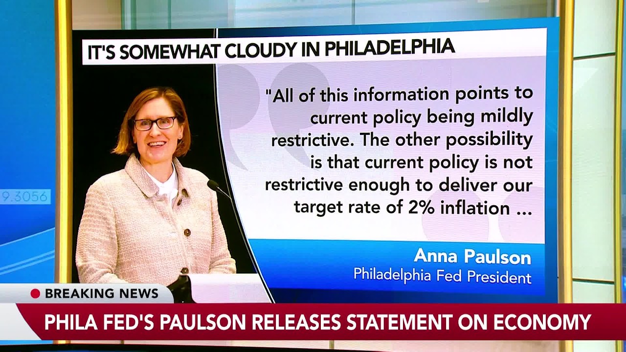 Fed’s Paulson Keeping an ‘Open Mind’ on Interest Rates