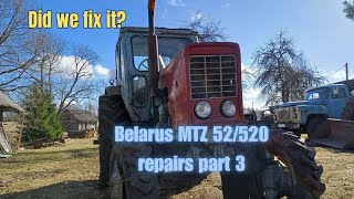 Belarus MTZ 52/520 repairs part 3