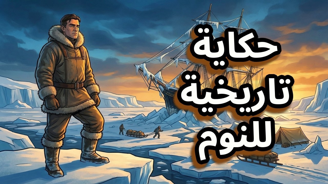 الرجل الذي أنقذ طاقمه بأكمله من الجليد — شاكلتون — حكاية تاريخية للنوم