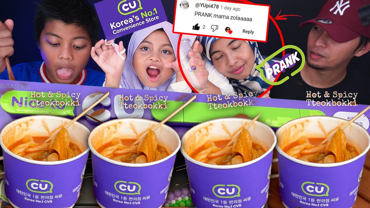 NGILER! KOREAN SPICY TTEOKBOKKI ROSE (MUKBANG PRANK MALAYSIA)