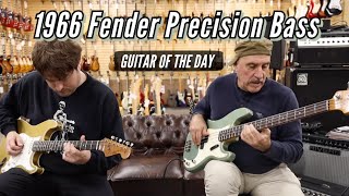 1966 Fender Precision Bass Ice Blue Metallic | Guitar of the Day - Roberto Vally