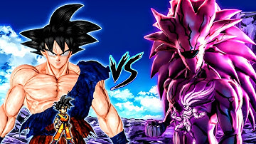 Goku Blizzard OP (all form) (New) VS Boros V2 OP in Jump Force Mugen