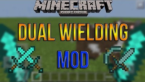 Dual Wielding Mod in MCPE!!! - Two hands mod in 0.13.1 - Minecraft PE (Pocket Edition)