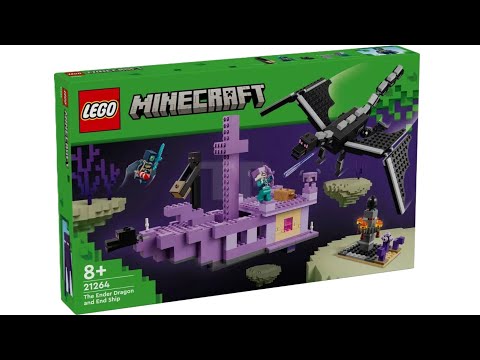 LEGO Minecraft 21264 The Ender Dragon and End Ship LEGO Speed Build Review