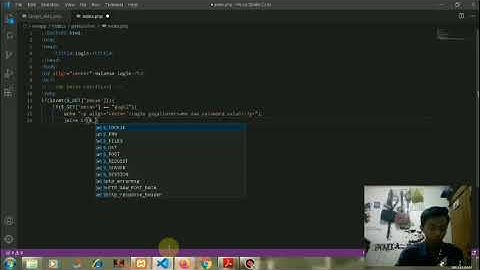 Membuat Login dan Logout Menggunakan PHP dan MySql
