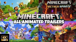 Minecraft All Animated Update Trailers 1.14 - 1.20 | HD